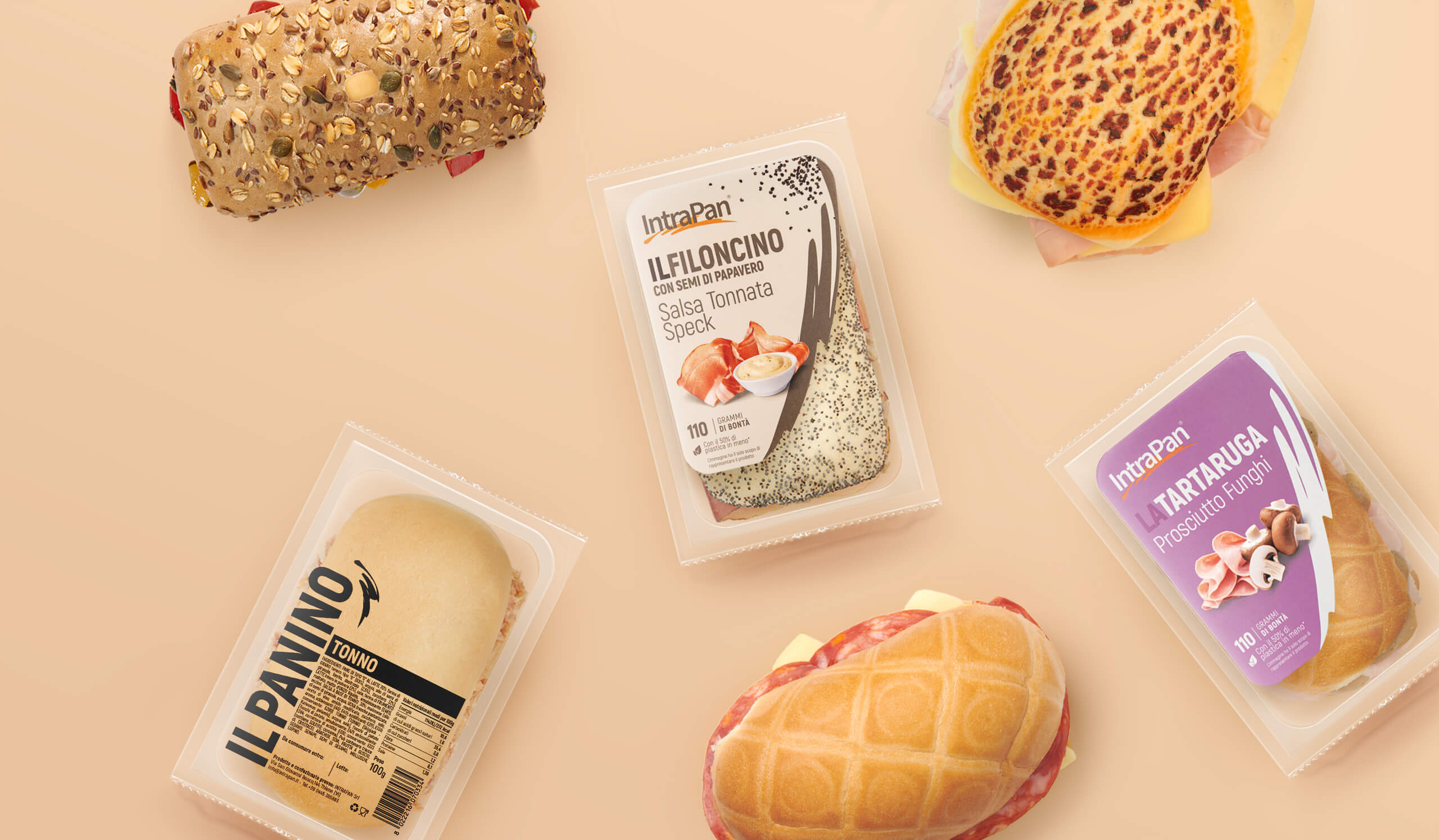 Packaged sandwiches